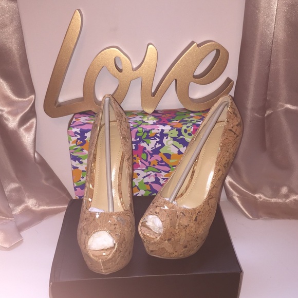 Corkscrew peep toe heel - Picture 3 of 4